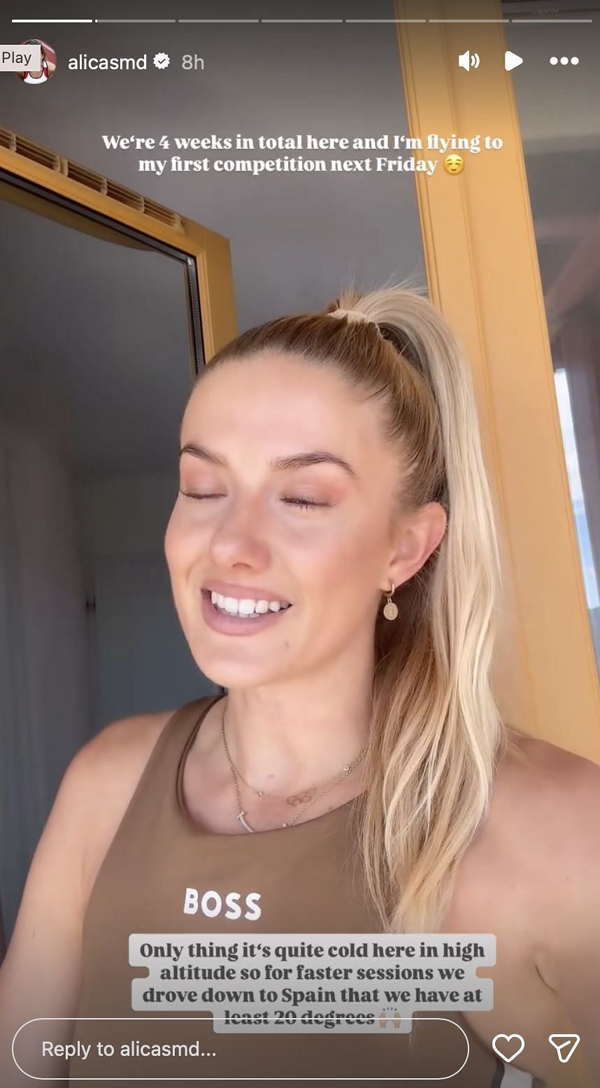 Alica Schmidt shares an update with fans | Instagram@alicasmd